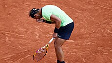Semifinále French Open Djokovi� - Nadal: zklamaný �pan�lský tenista.