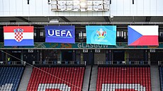 Hampden Park v Glasgow je u na duel Chorvatsko - esko pipraven.