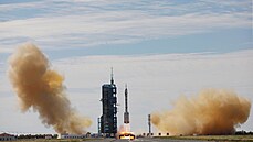 Čínská raketa odstartovala k nedokončené vesmírné stanici.
