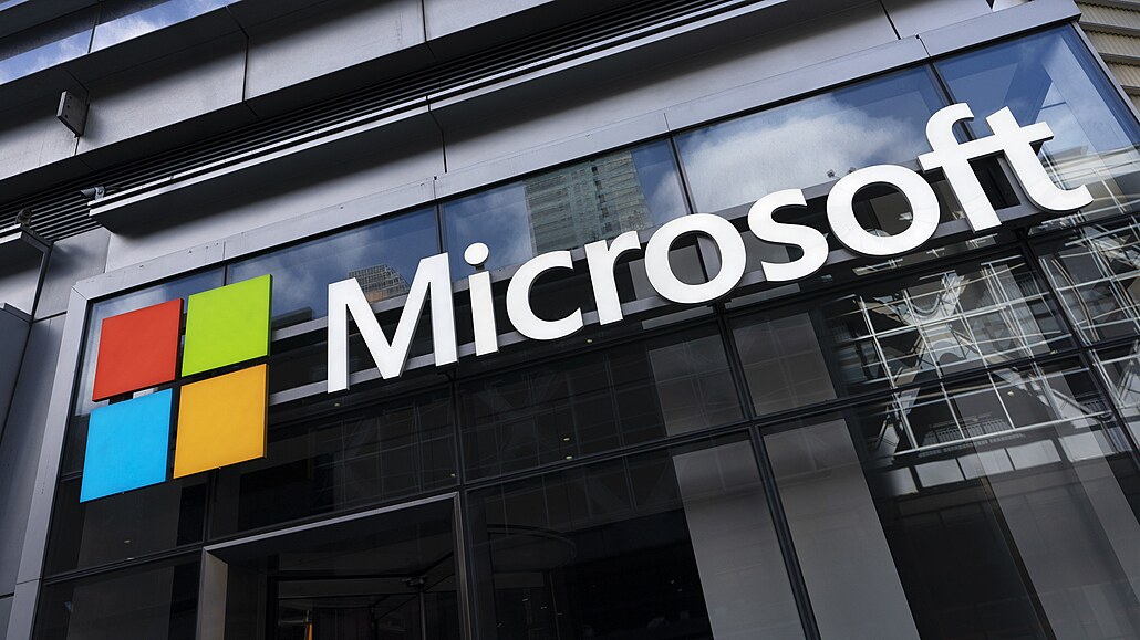 Kanceláe Microsoftu v New Yorku.