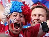 Osmifinále Euro 2020 Nizozemsko vs. esko: etí fanouci v Budapeti.