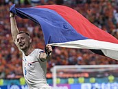 Osmifinále Euro 2020 Nizozemsko vs. esko: pozápasová radost Coufala s eskou...
