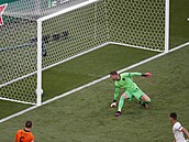 Osmifinále Euro 2020 Nizozemsko vs. esko: Schick stílí druhý gól.