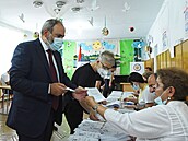 Nikol Painjan volí v ervnových volbách v Jerevanu.