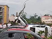 Na Beclavsku udeilo tornádo.