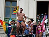 Sobotní LGBT prvod v Salvadoru.
