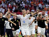 etí fotbalisté slaví vítzství nad Nizozemskem v osmifinále Eura