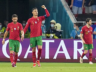 Euro 2020, Francie - Portugalsko: Cristiano Ronaldo slav.