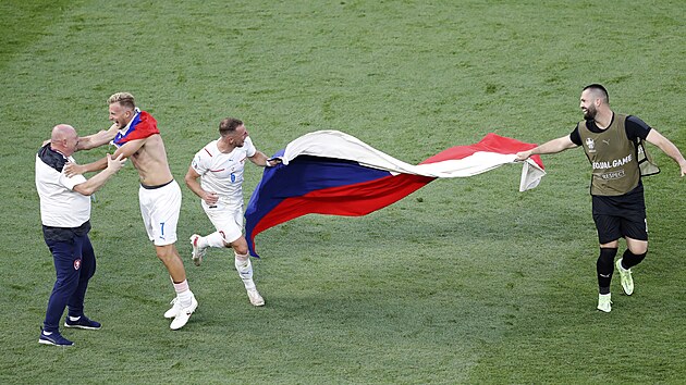 Osmifinle Euro 2020 Nizozemsko vs. esko: postupov radost.