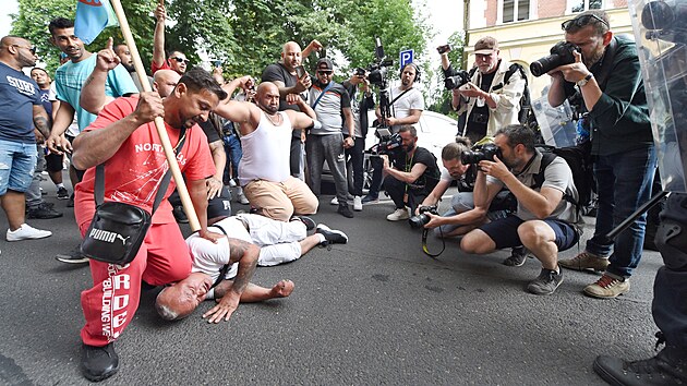 Protestní akce v Teplicích