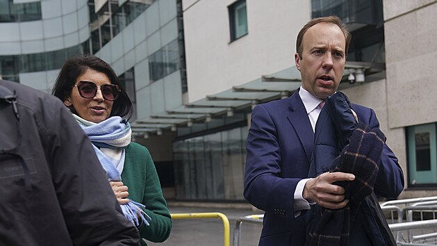 Foto po�ízené 16. kv�tna 2021. Matt Hancock, nyní ji� bývalý ministr...