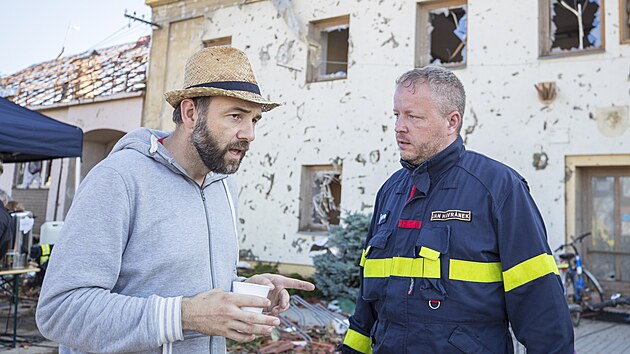 25.6.2021, JÍ�NÍ MORAVA, vesnice posti�ené �ivelnou katastrofou tornáda. Na...