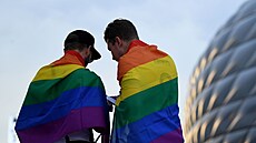 Euro 2020, Mnichov: fanoušci mají duhové vlajky na podporu LGBT. | na serveru Lidovky.cz | aktuální zprávy