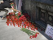 V Bukureti protestovali kvli smrti Roma po zákroku policie v Teplicích.