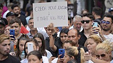 V Bukureti protestovali kvli smrti Roma po zkroku policie v Teplicch.