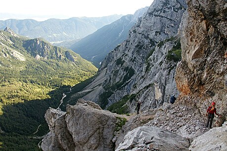 Exponovaná ferrata (ilustraní foto)