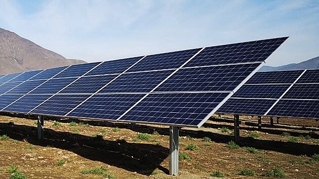Solární elektrárna Santa Laura o výkonu tří megawattů v chilské oblasti...