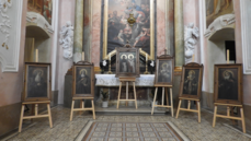Instalace ikon v bazilice Nanebevzetí Panny Marie a svatého Cyrila a Metodje...