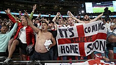 Fanoušci Anglie ve Wembley