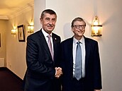 Andrej Babi a Bill Gates.