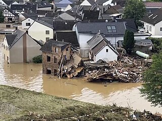 Altenburg v Nmecku zachvtily zplavy