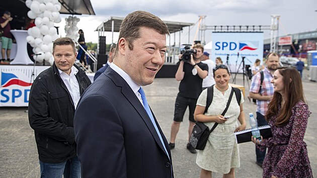 SPD zahájila pedvolební kampa