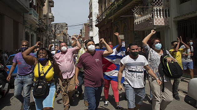 Protivládní protesty na Kub