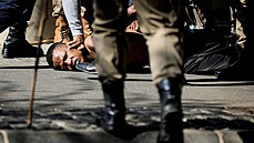 Ve dvou jihoafrickch provincich propukly nsiln protesty v souvislosti s...