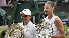 Wimbledonské finále mezi Češkou Plíškovou a Australankou Bartyovou. | na serveru Lidovky.cz | aktuální zprávy