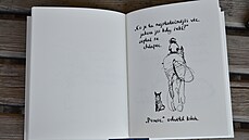 Ilustrace z knihy Chlapec, krtek, lika a k.