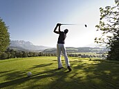 Golf v regionu Hohe Salve, to není jen hra, ale i krásné výhledy.