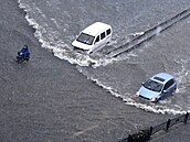 ínská provincie Che-nan bojuje se záplavami.