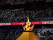 Slavnostní zahájení letních olympijských her v Tokiu.