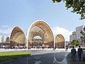 Nové brnnské hlavní nádraí vznikne podle návrhu nizozemského ateliéru Benthem...