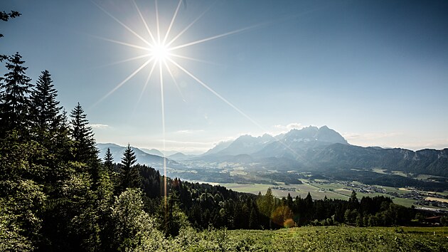 Nezapomenutelná panoramata. V Tyrolsku jich je bezpoet. Patí k nim i výhled z...