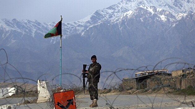 Základna Bagrám v Afghánistánu, kterou steila eská armáda.