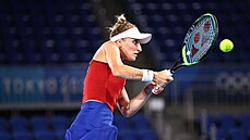 eská tenistka Markéta Vondrouová si zahraje o medaile.