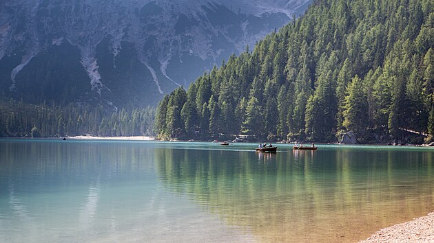 Jezera v Jiním Tyrolsku.