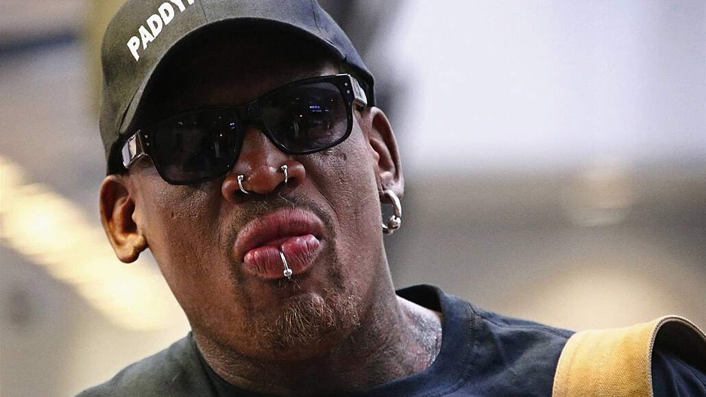 Bývalý basketbalista Dennis Rodman.