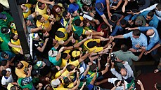 Demonstrace v Sao Paulu na podporu brazilského prezidenta Jaira Bolsonara (na...