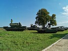 Ukázka vojenské techniky ve vojenském prostoru Pravdinskij v Kaliningradské...