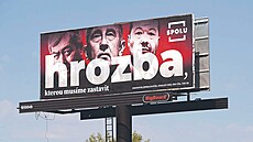 Kampaň koalice SPOLU má na billboardech pozitivní i temnou tvář. Ta kladná,... | na serveru Lidovky.cz | aktuální zprávy