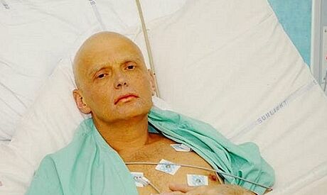Alexander Litvinnko nkolik dn ped smrt.