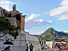 Památník krále Sedonga, za jeho vlády vznikla korejská abeceda, symbol národní...