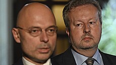 Zleva polský ministr ivotního prostedí Michal Kurtyka a jeho eský protjek...