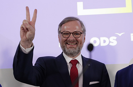 Lídr koalice SPOLU Petr Fiala (ODS).
