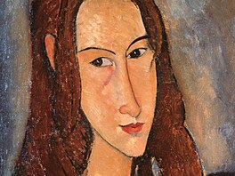 Amedeo Modigliani: Rusovlska, olej na pltn, 1918