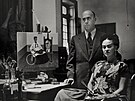 Frida Kahlo s lékaem Juanem Farillem, Gis&#232;le Freund, 1951