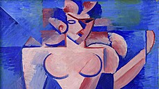 Václav �pála: Krajina u Veltrus / Koupající se �ena olej na plátn�, 1921, 79 x...