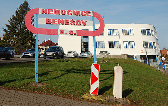 Areál beneovské nemocnice.